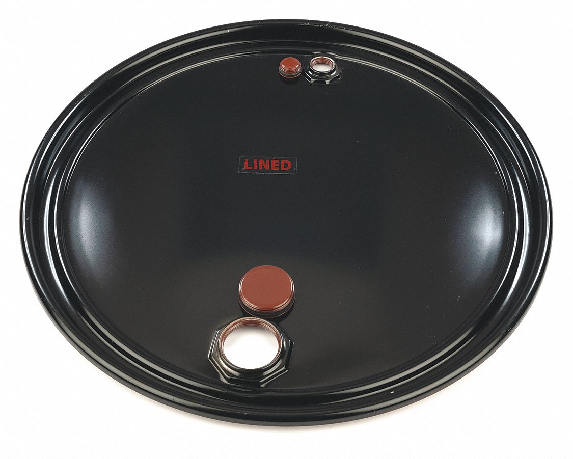 GRAINGER APPROVED Drum Cover, CorrosionResistant, Steel, 55 gal