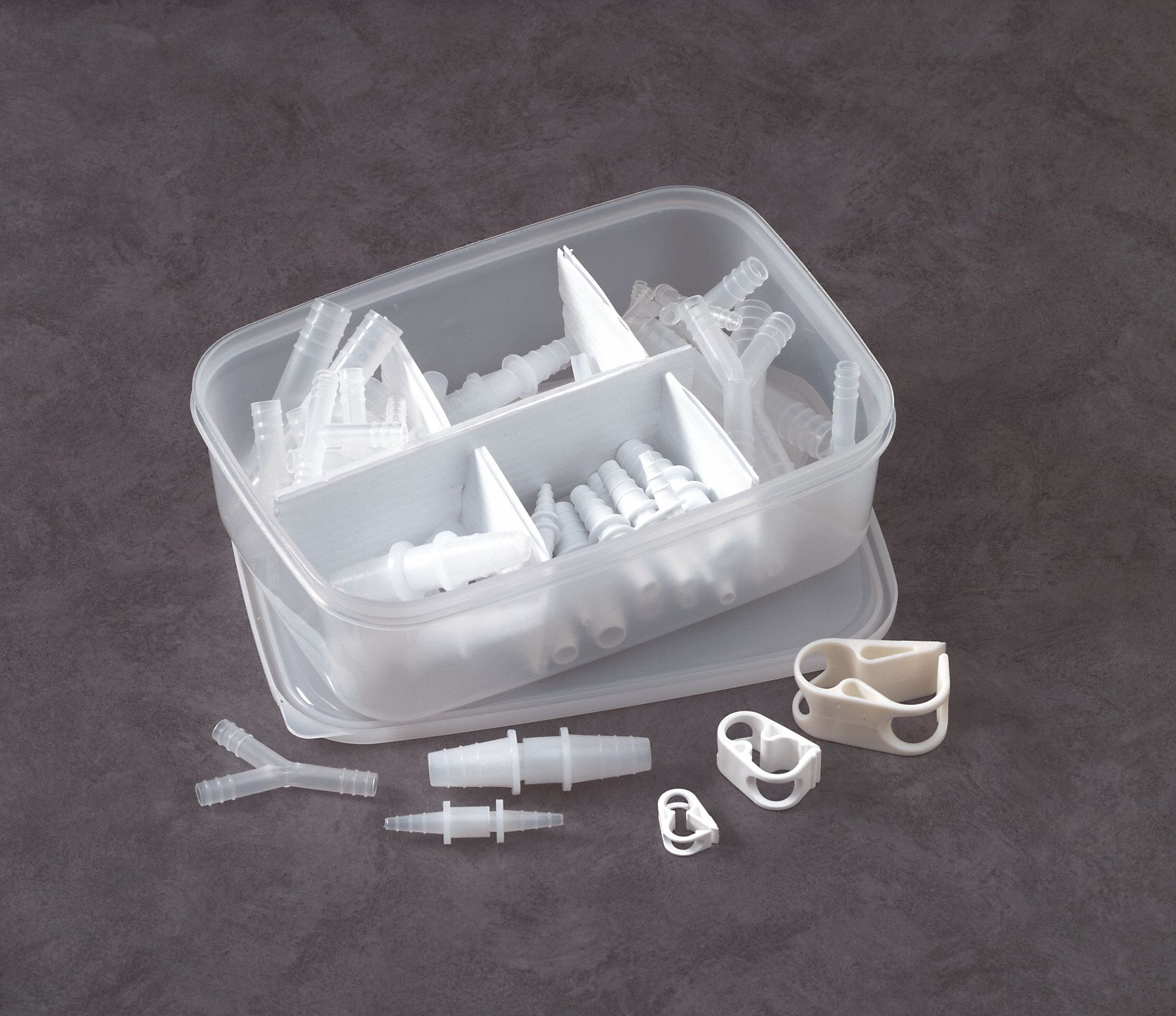 DYNALON Plastic (Tray) Tubing Connector Kit 9TCG7680505 Grainger