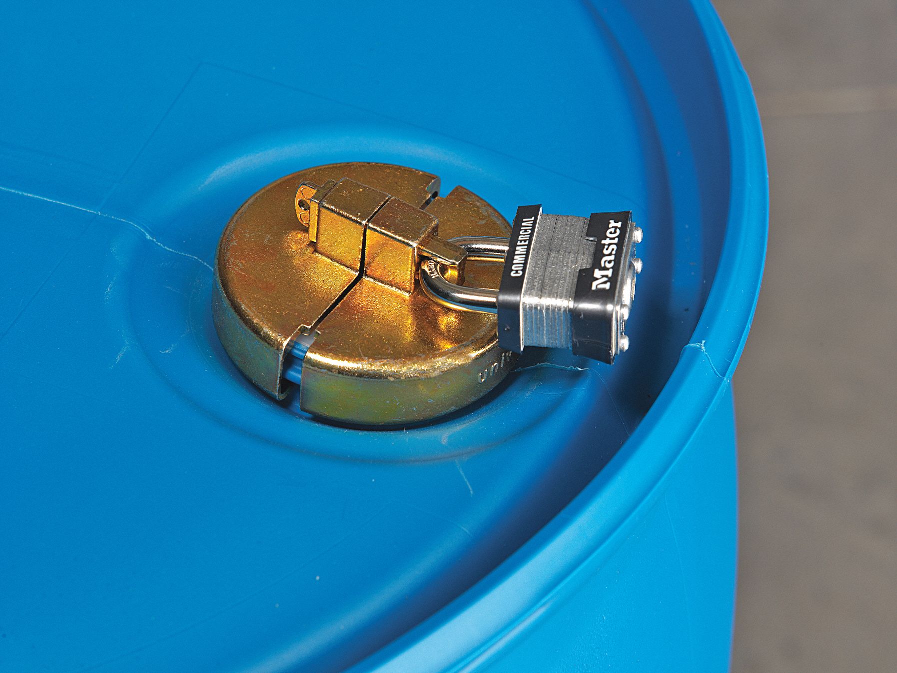 GRAINGER APPROVED Drum Plug Locking Device, High Security, Metal, 2 in