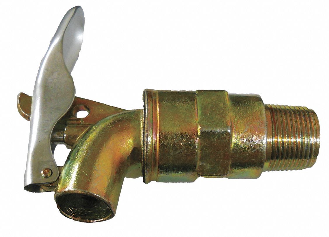 SelfClosing, 3/4 in Male NPT, Barrel Faucet 9U31581 Grainger