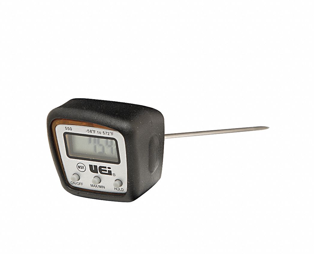 UEI TEST INSTRUMENTS Item Digital Pocket Thermometer, Temp. Range (F