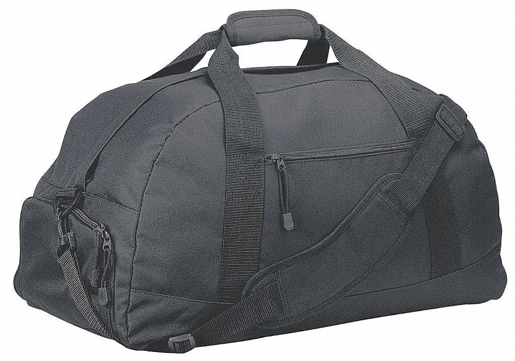 GRAINGER APPROVED Black 600denier Polyester Duffel Bag 9VMP69VMP6
