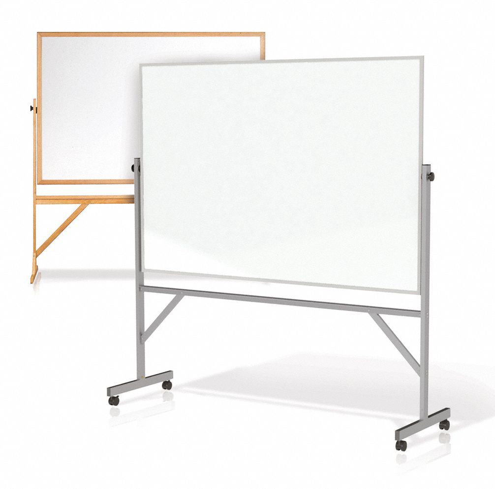GHENT Combination Bulletin Board 78 1/8 in Dry Erase Ht, 77 1/4 in Dry