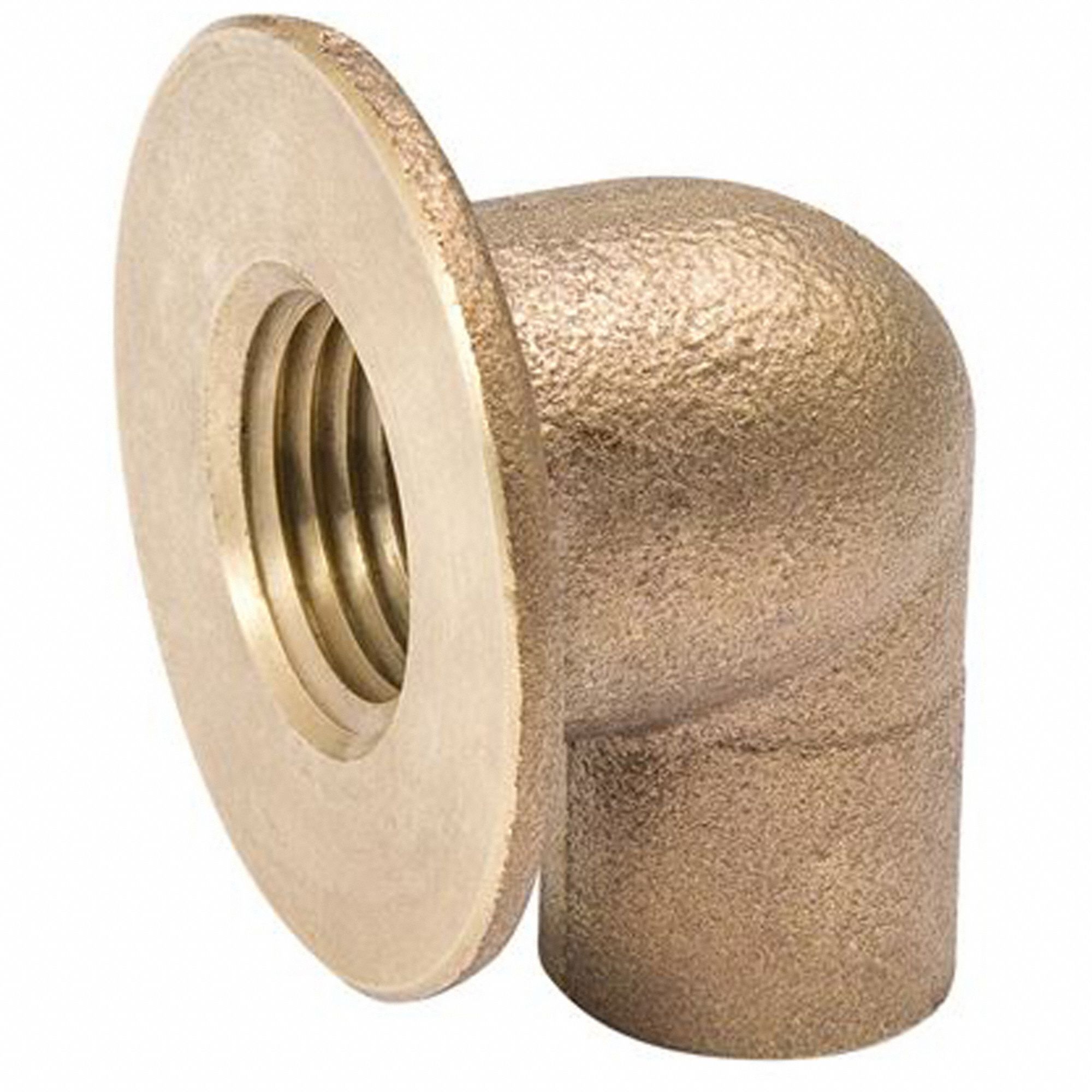 STREAMLINE Flanged Sink Elbow Brass, Cup x FNPT, 1/2 in Copper Tube
