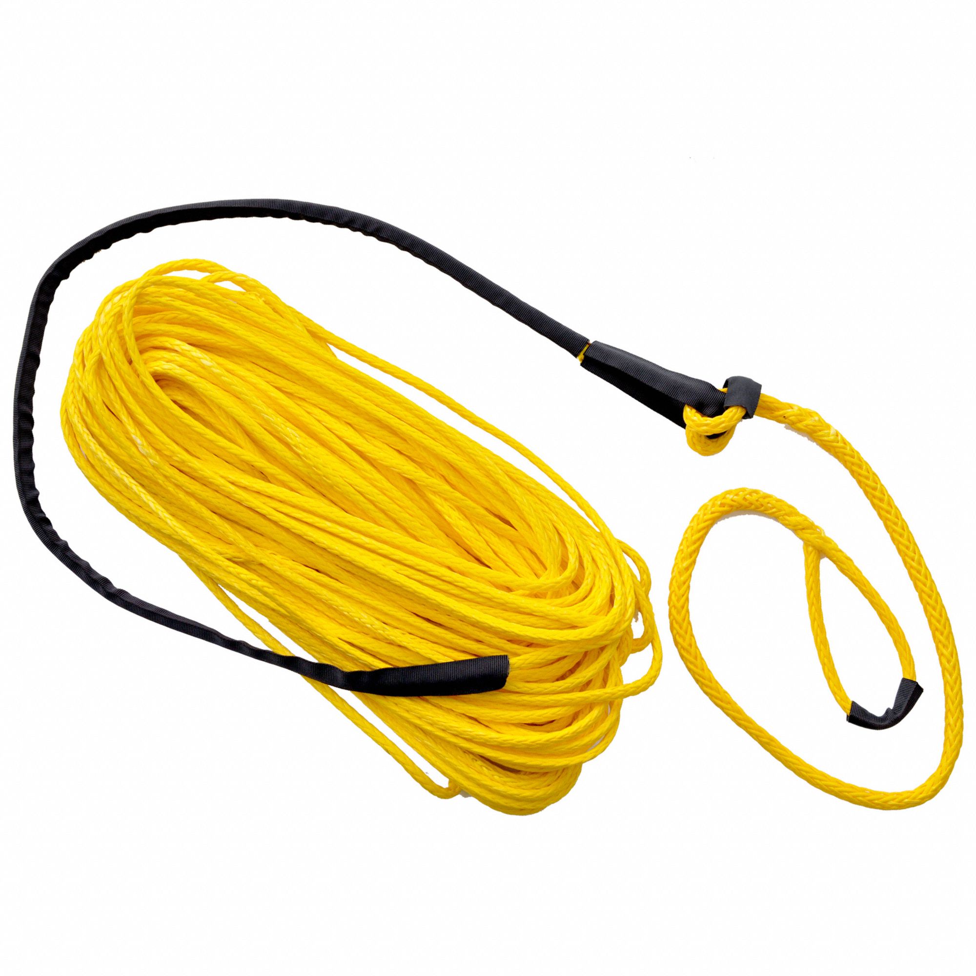 ALL GEAR, Rope, 100 ft Line Lg, Winch Line 12A628AG12SS38100 Grainger