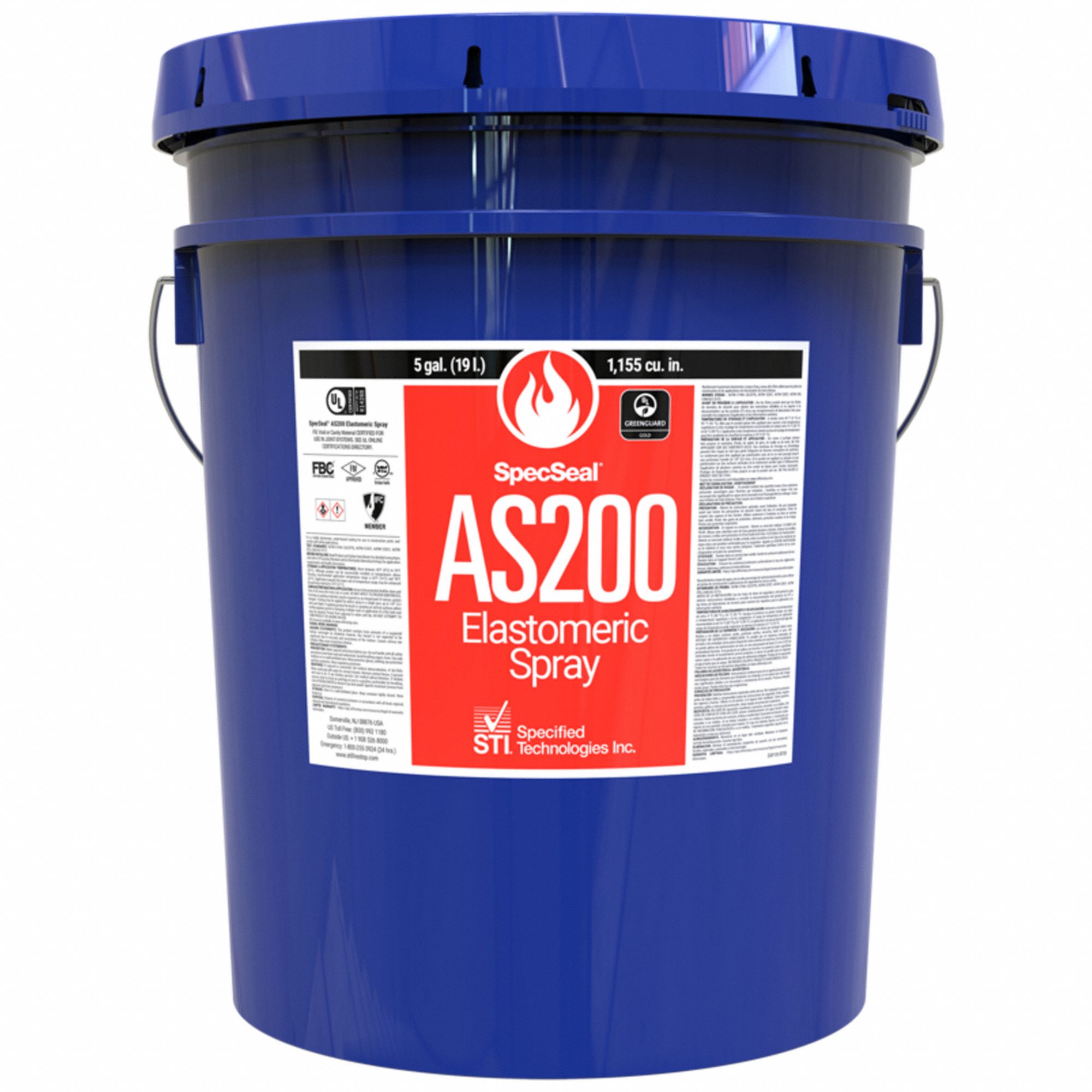 SPECSEAL, Spray, Red, Fire Barrier Spray 12Z616AS205R Grainger