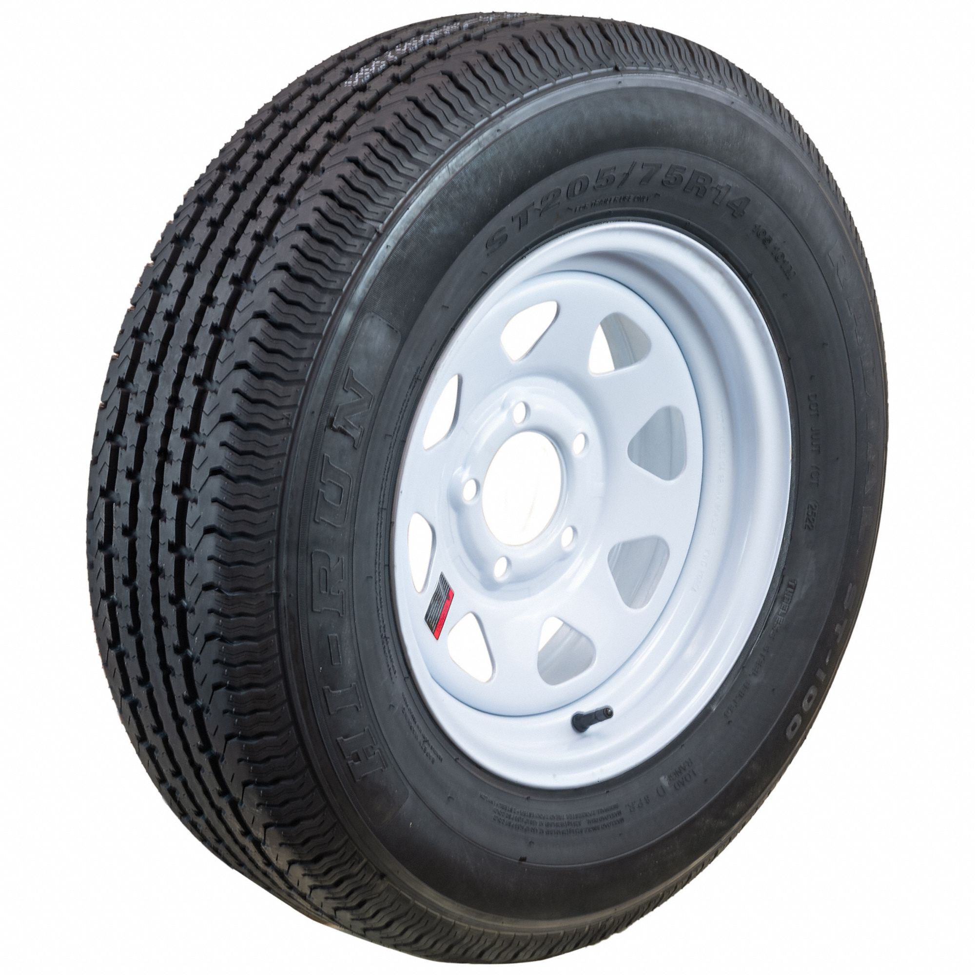 HIRUN, Street Tire and Wheel Assembly, 14X6 54.5 Tire Size, Trailer