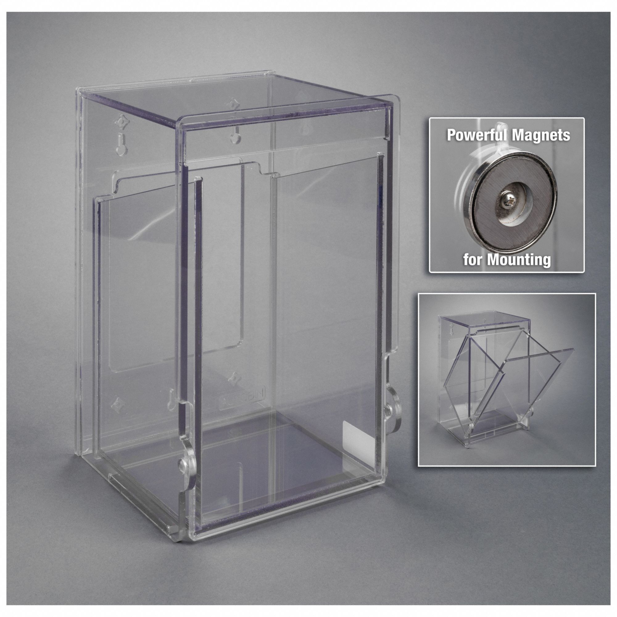 POLTEX, Mount, PPE/Supplies/Tubes, Gravity Close Bin 798L11