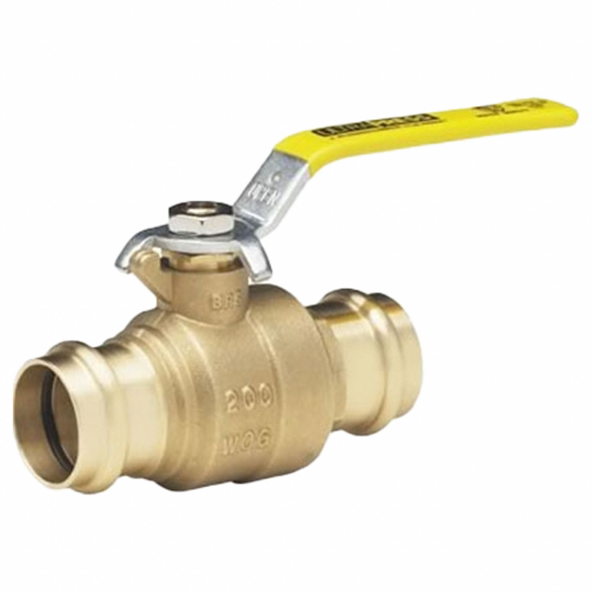 MILWAUKEE VALVE, 3 in, Brass, Manual TwoWay Ball Valve 36N864BA