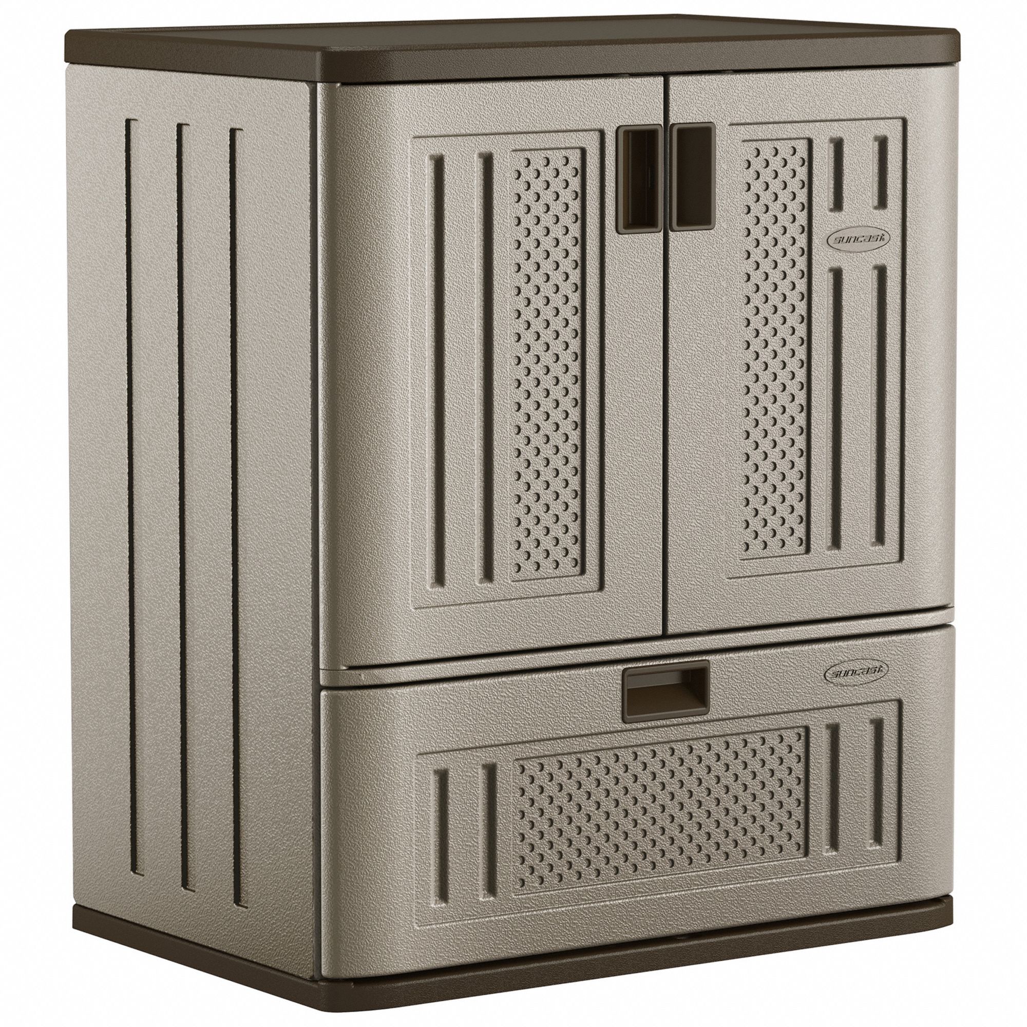 SUNCAST, 30 in x 20 in x 36 in, Solid, Plastic Storage 795FF0
