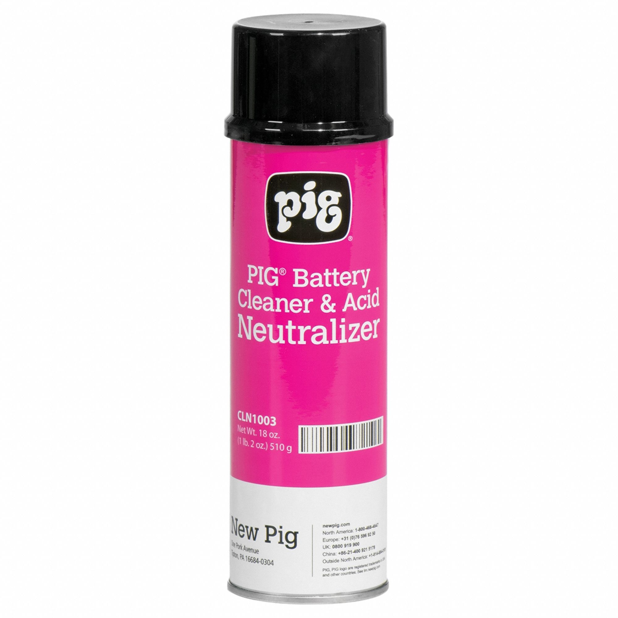 PIG, Battery Acid, 18 Fluid Ounce Aerosol Can, Battery Acid Neutralizer