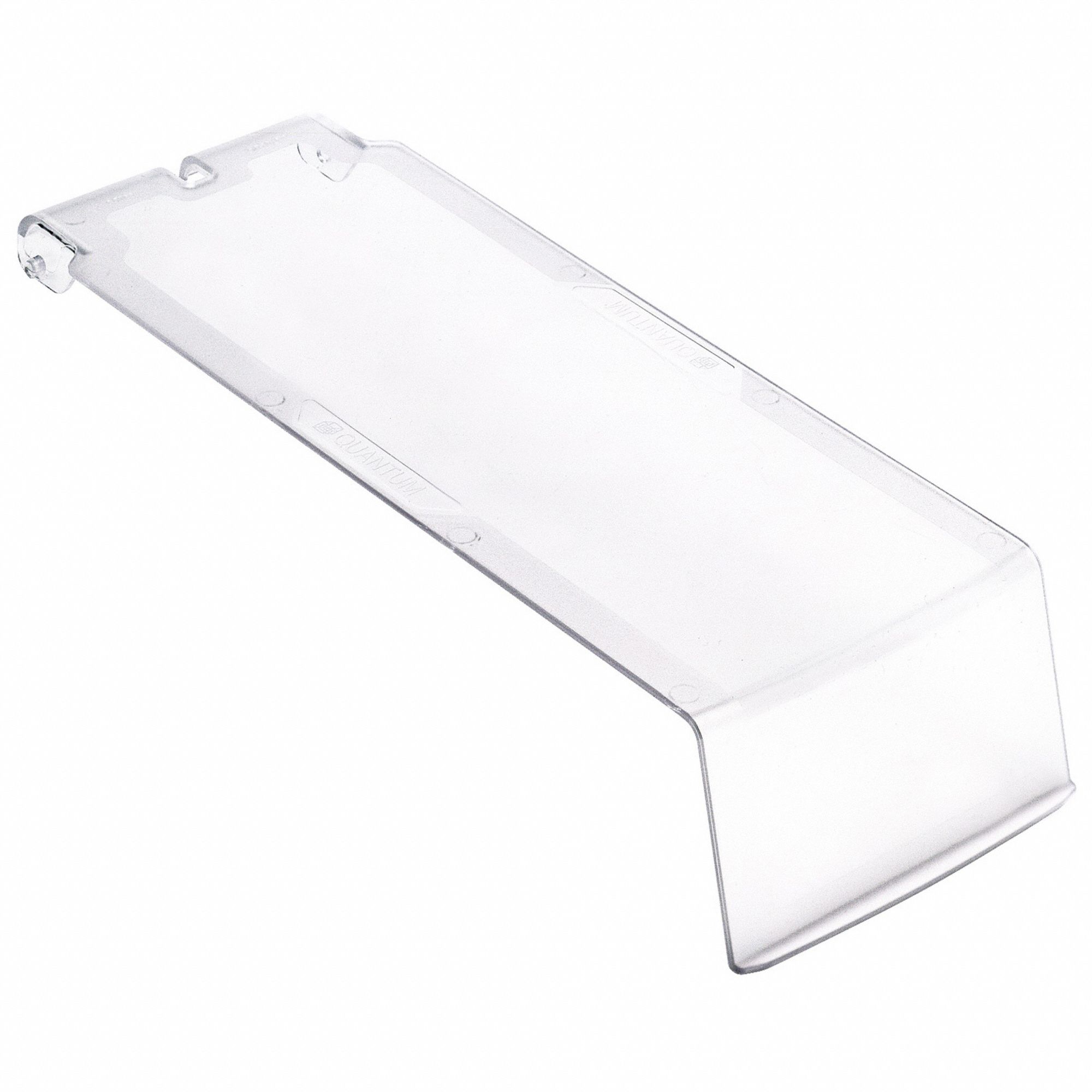 QUANTUM STORAGE SYSTEMS, 10 1/4 in x 3 1/4 in, Clear, Lid 795N54