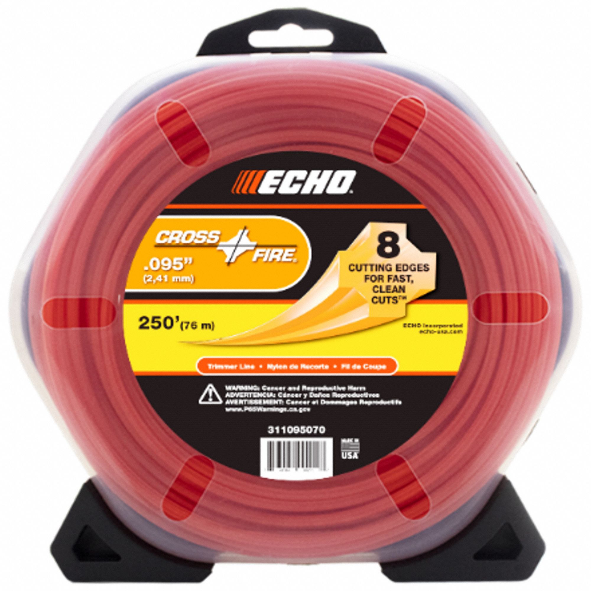 ECHO, 0.095 in Dia, 846 ft Lg, Trimmer Line 799YZ9311095070 Grainger