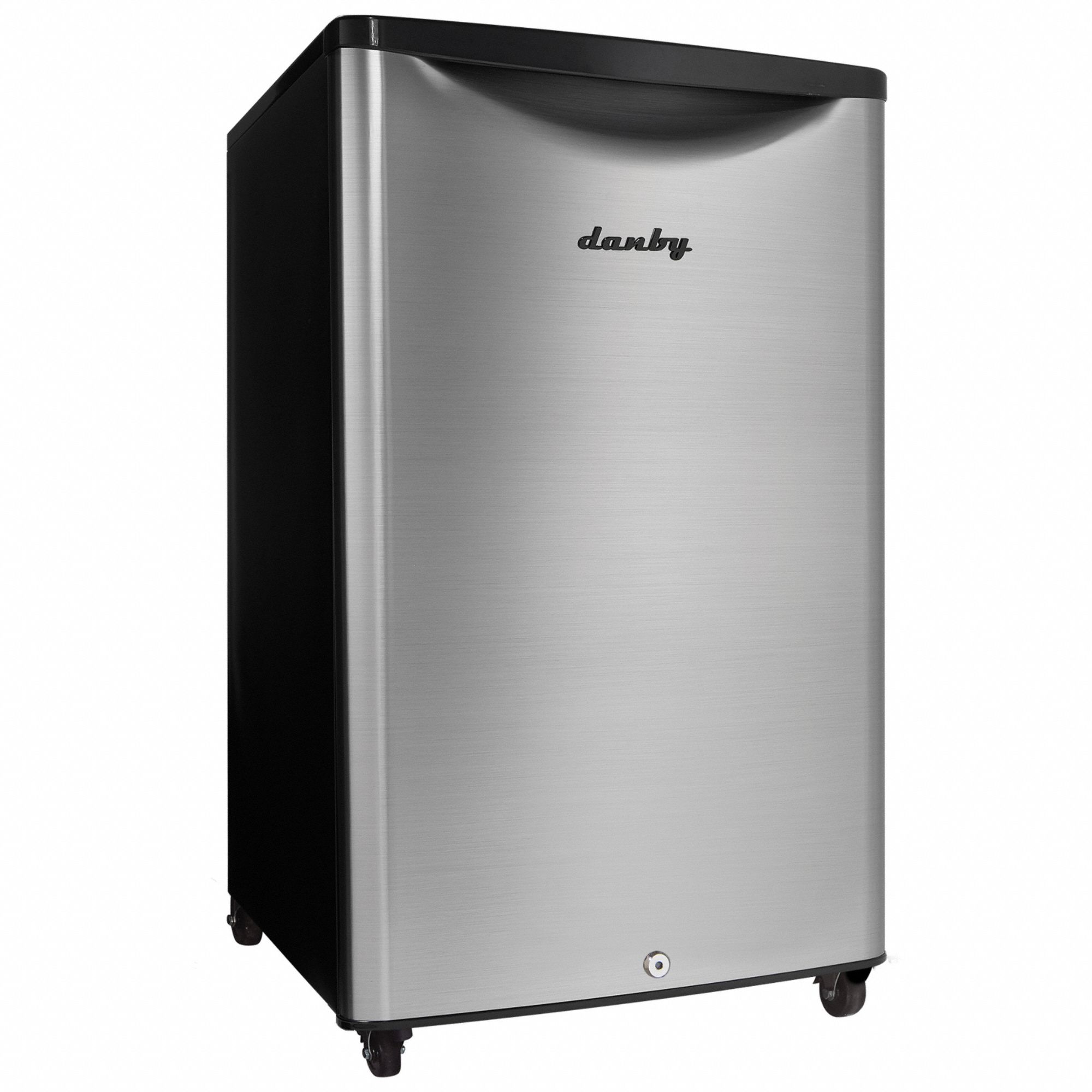 Mini Outdoor Compact Refrigerator Stainless Steel, 4.4 cu ft Total