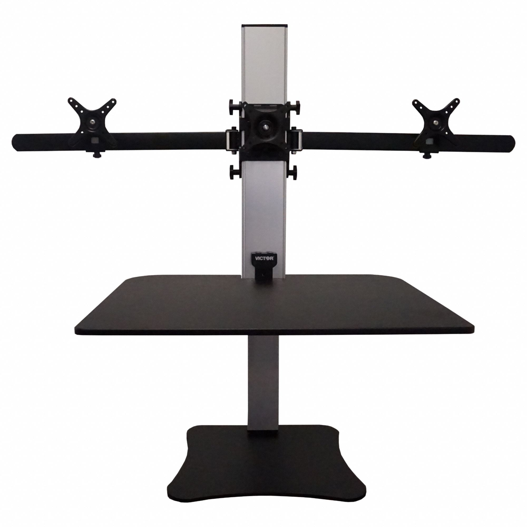 VICTOR, (3) Monitor Arms, Electronic, Electric SitStand Desk 55NP05