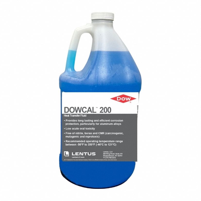 DOW FROST, 1 gal Size, 60° to 350°F, Inhibited Propylene Glycol