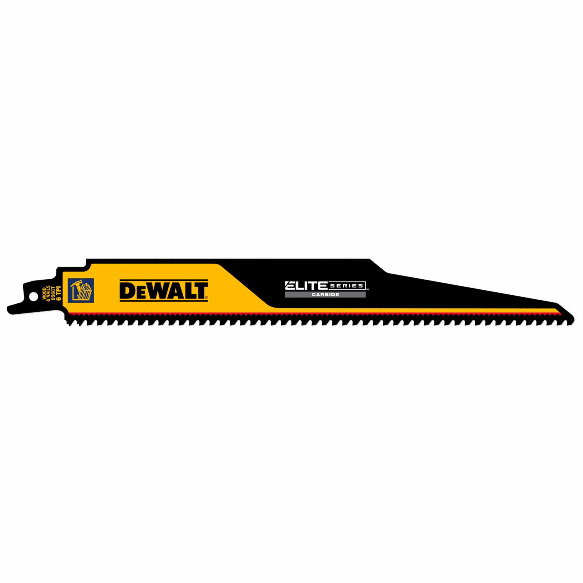 DEWALT, 6 Teeth per Inch, 9 in Blade Lg, Reciprocating Saw Blade