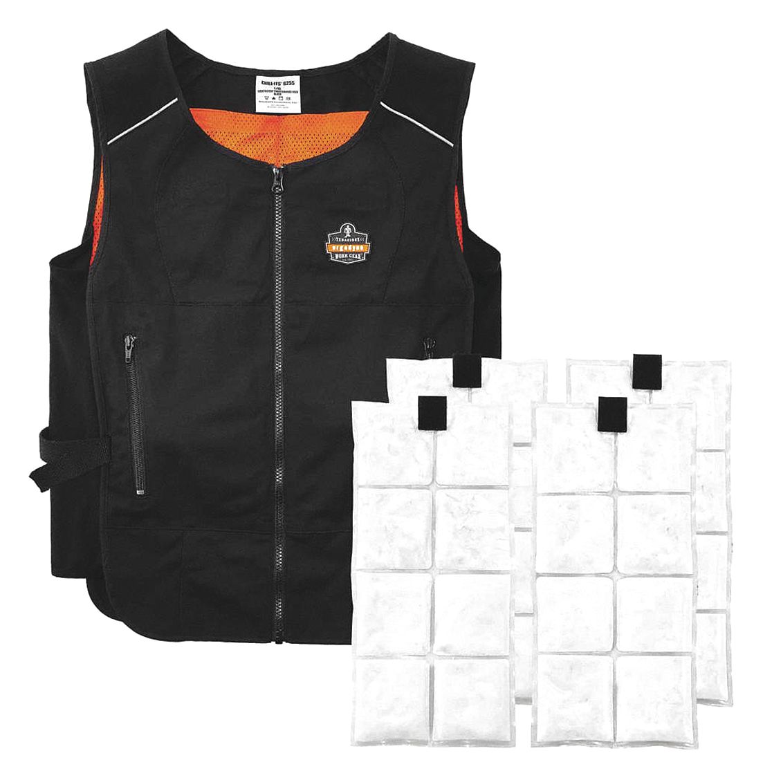 ERGODYNE COOLING VEST, LIGHTWEIGHT, SIZE L/XL/CHEST 40 TO 52 IN/24 IN L