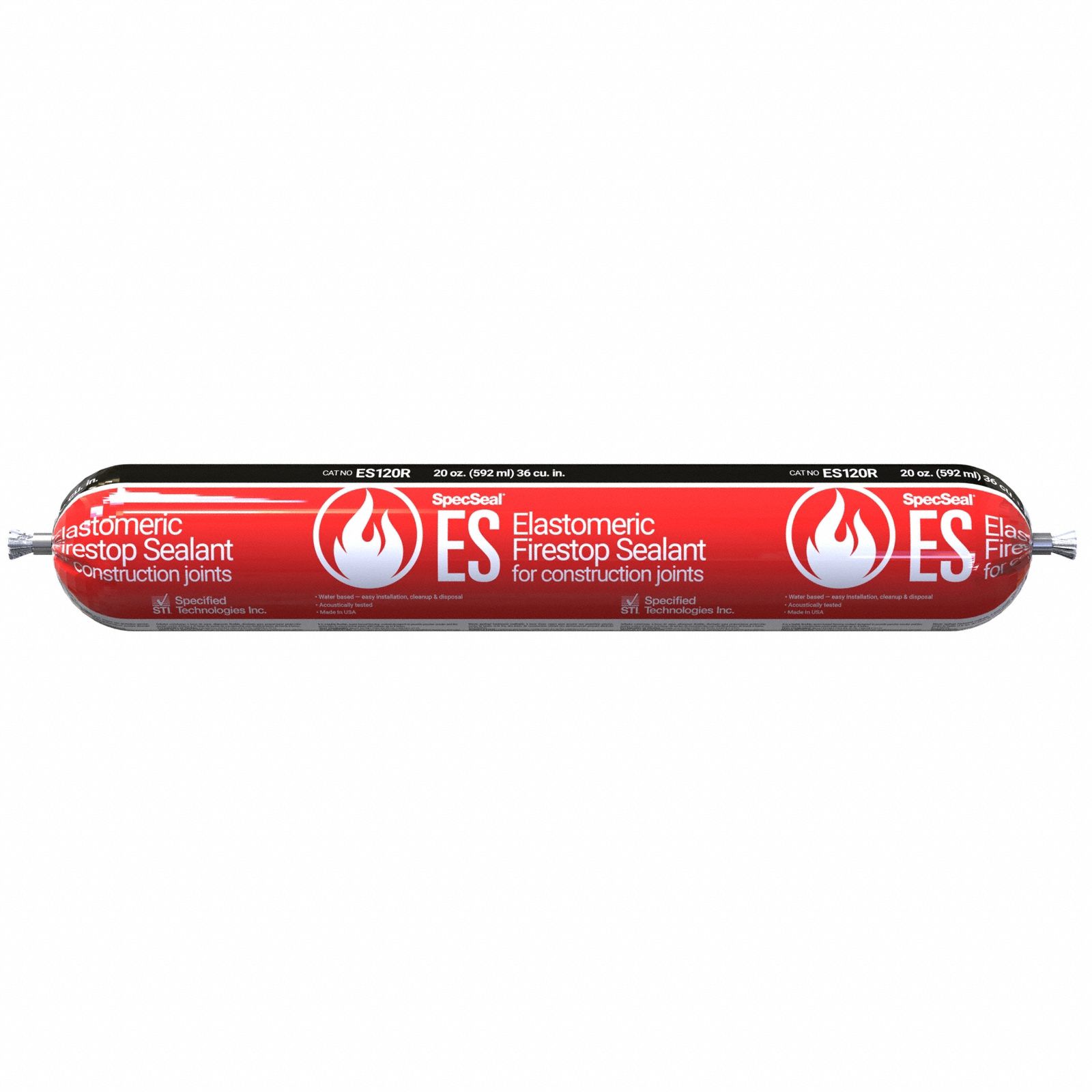SPECSEAL, Caulk, Red, Fire Barrier Sealant 24PT17ES120R Grainger