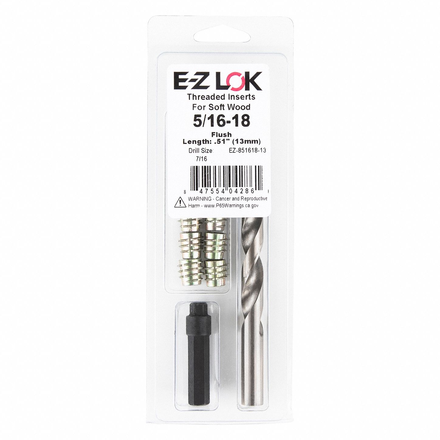 0.31 in Dia, Zinc, Thread Repair Kit 807TY6EZ85161813 Grainger