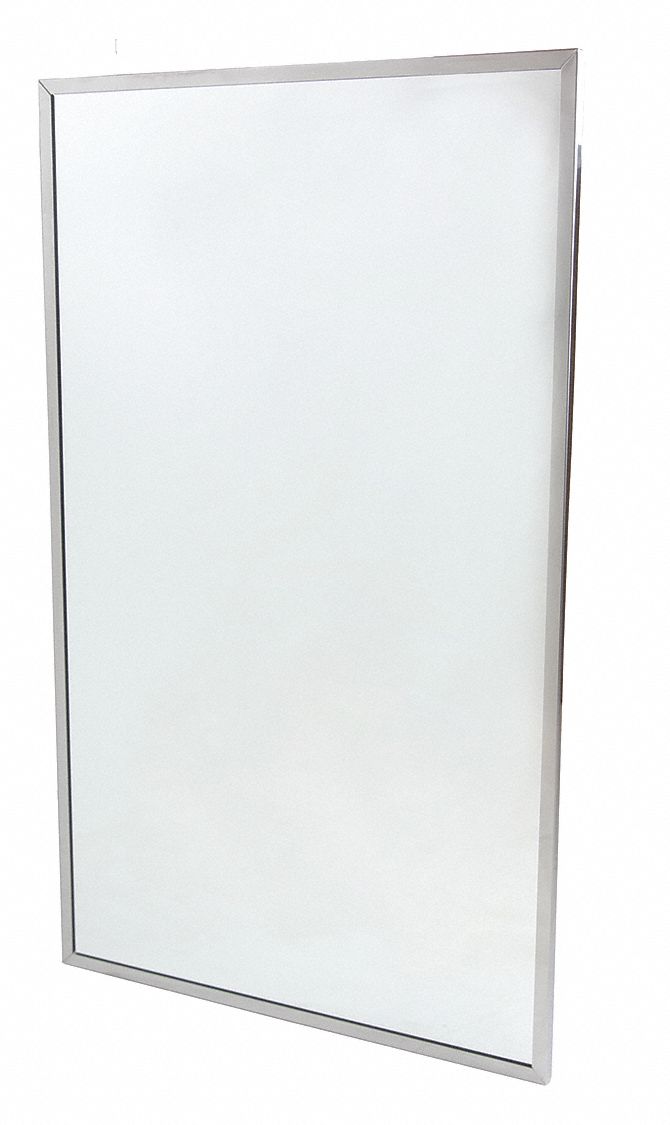 FROST RECTANGULAR MIRROR, 18 X 24 IN, VANDALRESISTANT, STAINLESS STEEL