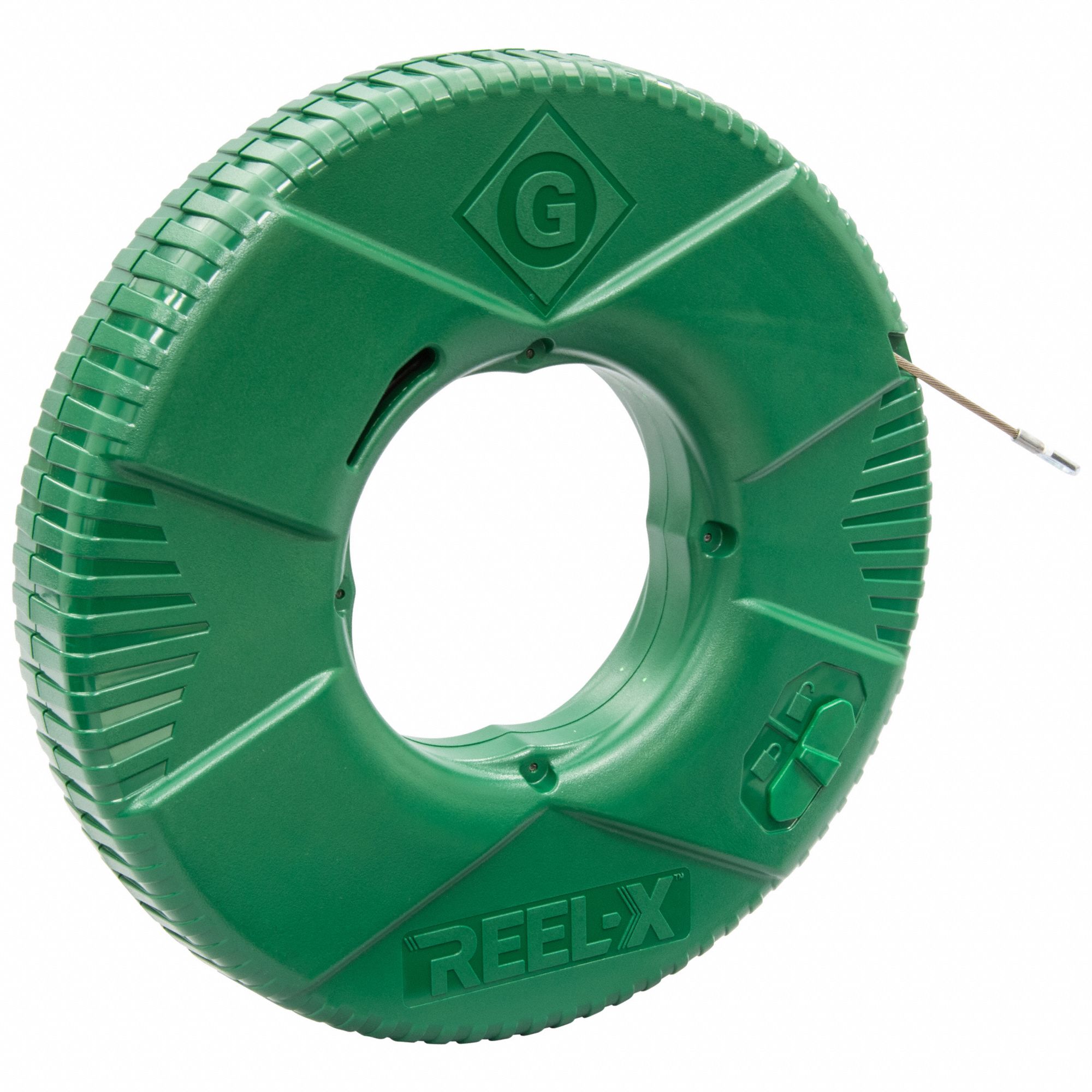 GREENLEE, 240 ft Lg, 400 lb Tensile Strength, Steel Fish Tape 798GH8