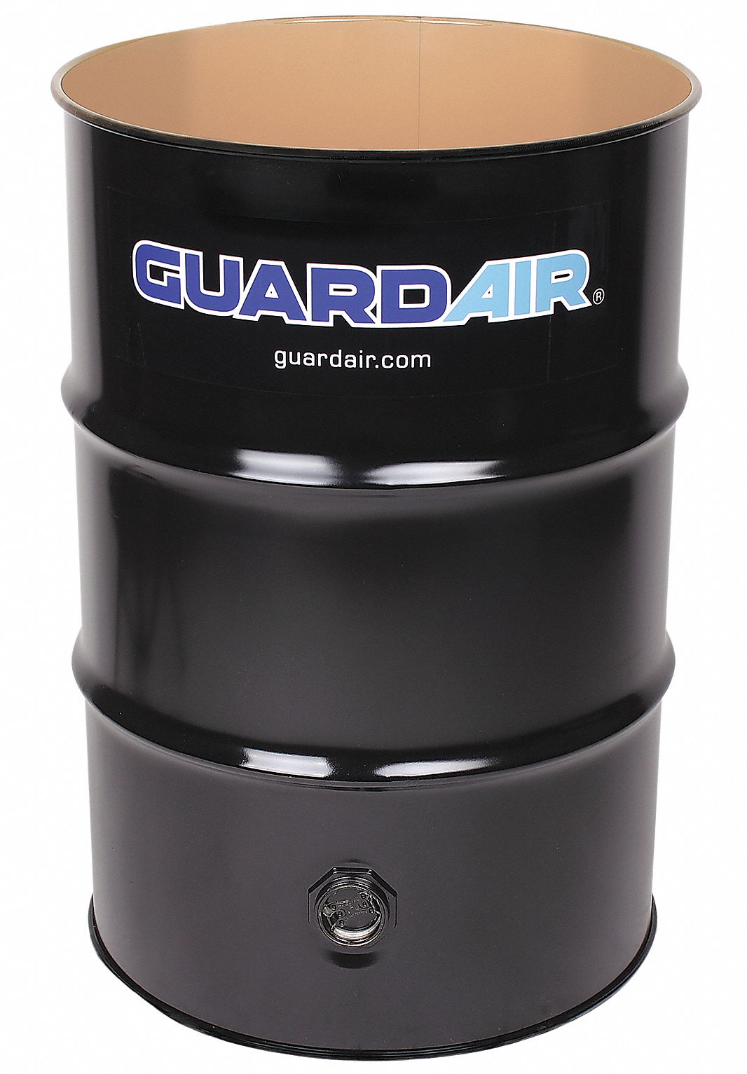 NORTECH 55 gal Black Steel Open Head Vacuum Drum 5JJC6N650 Grainger