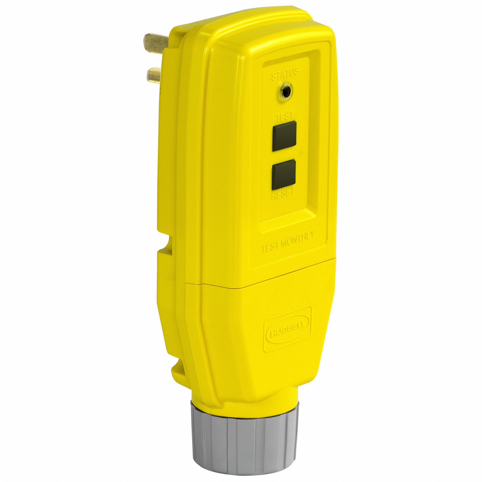 HUBBELL WIRING DEVICEKELLEMS, 15 A Max. Amps, 125V AC, SelfTest
