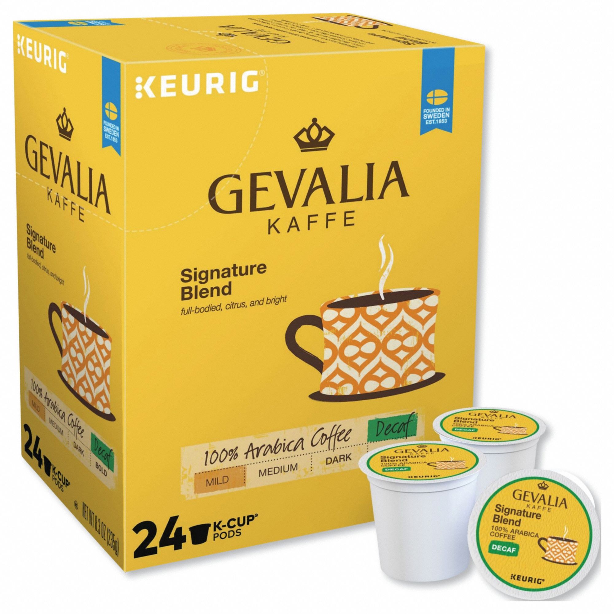GEVALIA, Signature Blend, Pod Beverage Pack, Coffee 794LW35305