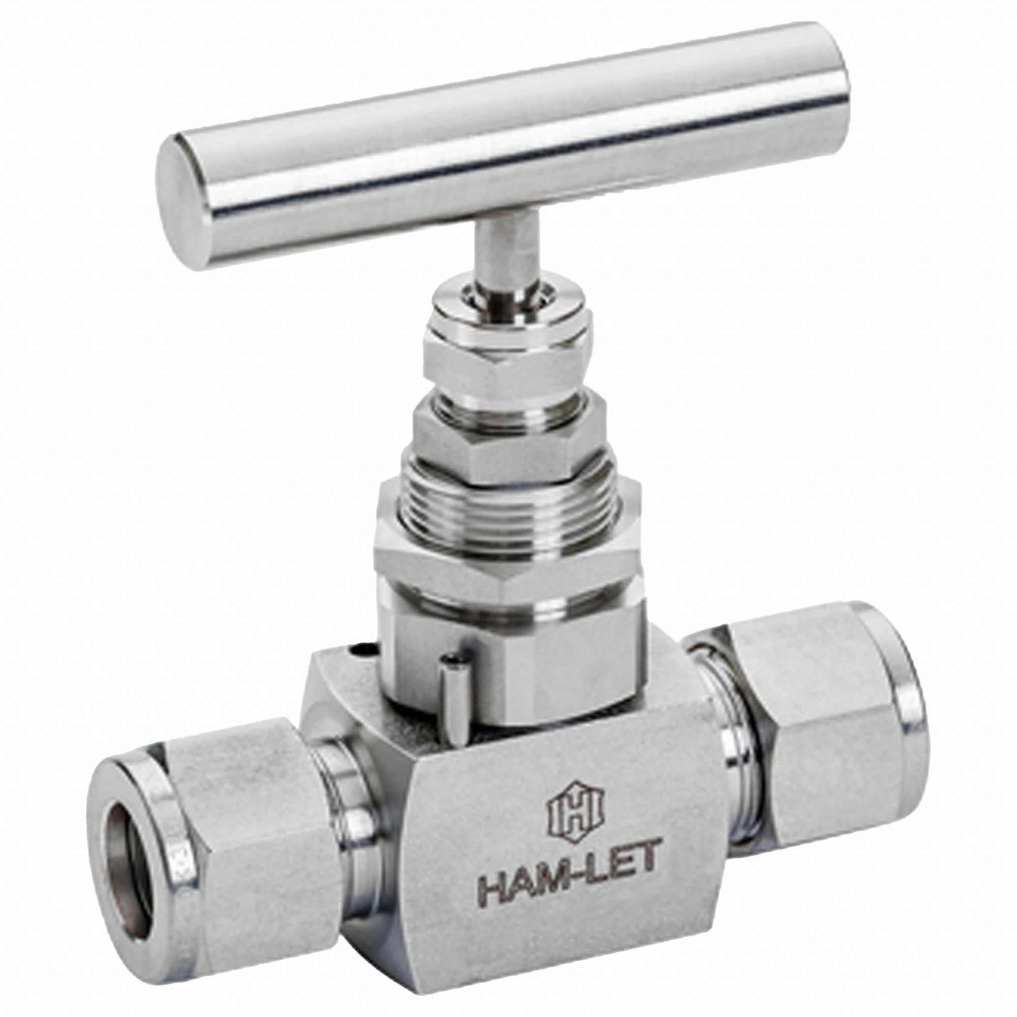 HAMLET, Straight Fitting, 316 Stainless Steel, Plumbing Needle Valves 802D33H99S00SSLNR