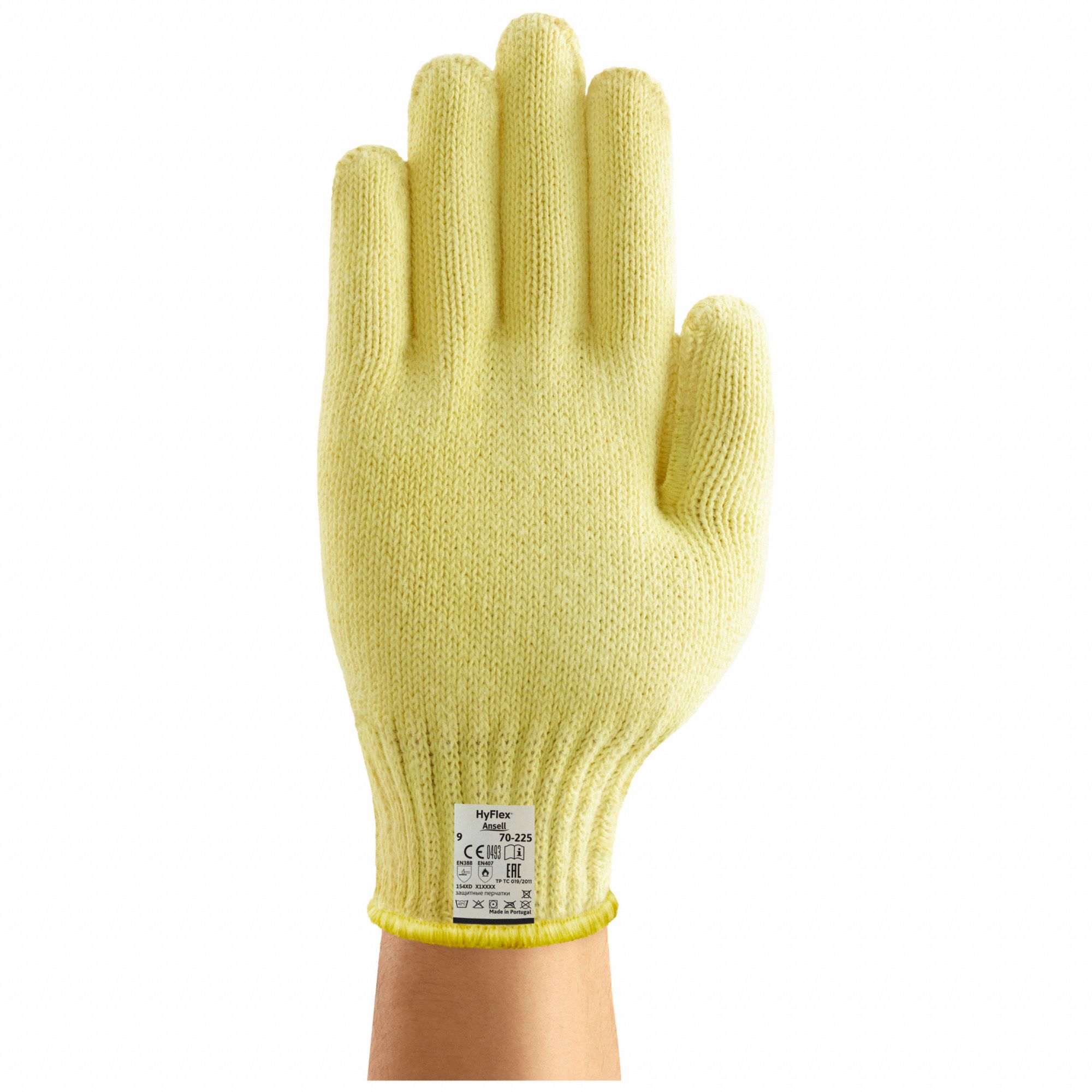 HYFLEX, XL ( 10 ), Glove Hand Protection, Knit Gloves 797FJ070215