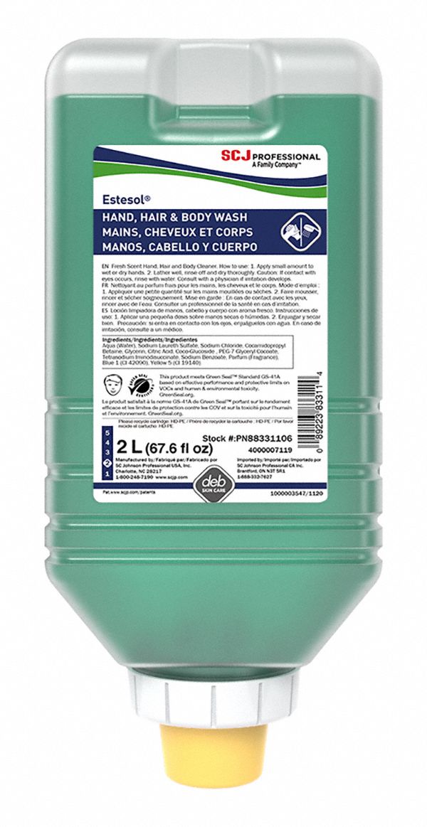 ESTESOL HAND, HAIR AND BODY HAND,HAIR AND BODY WASH GEL,2 L SIZE Hand