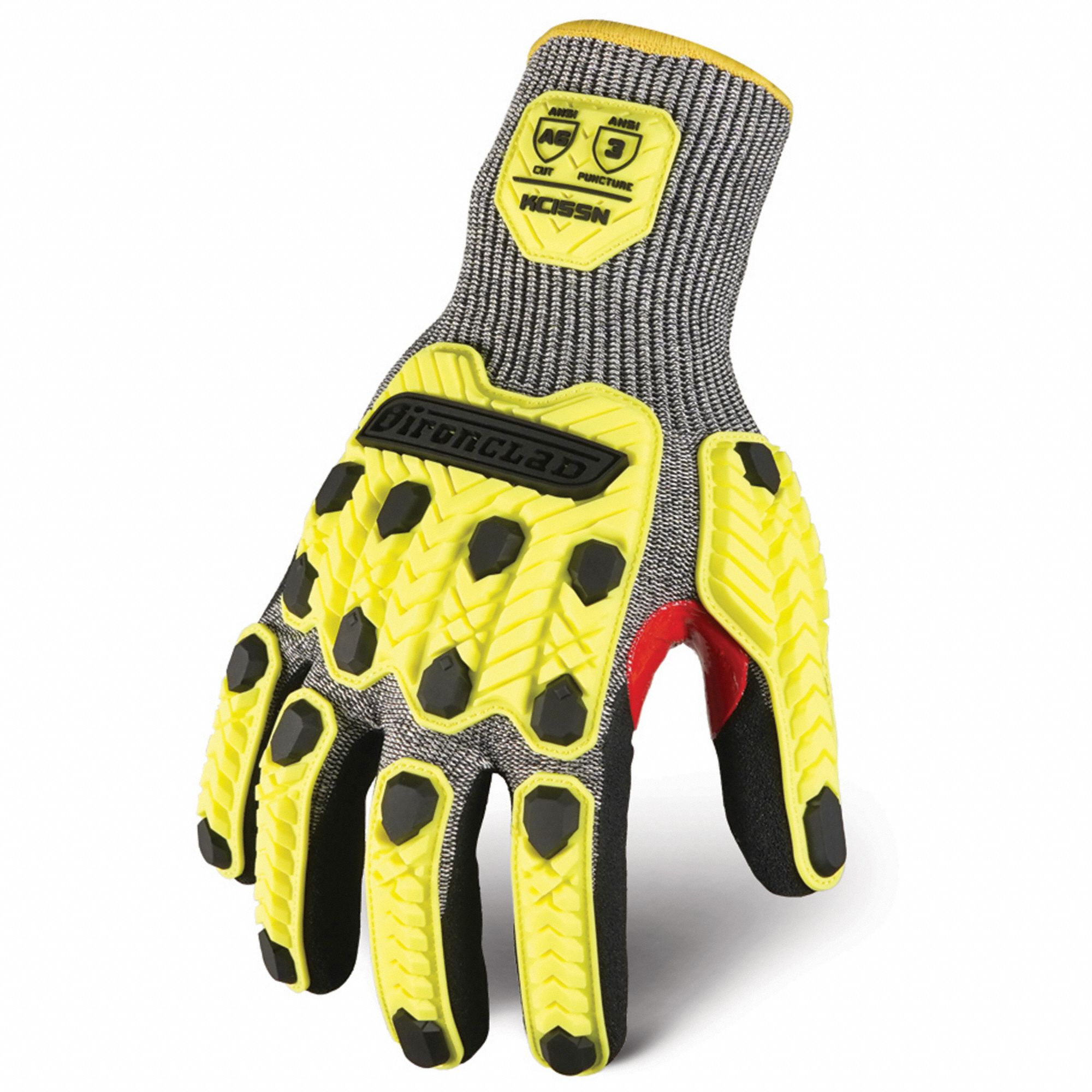 IRONCLAD PERFORMANCE WEAR, M ( 8 ), ANSI Cut Level A6, Knit Gloves