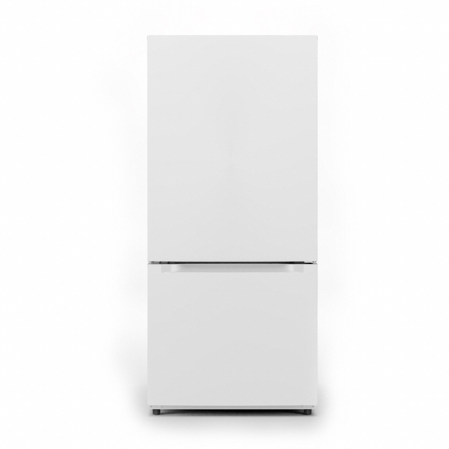 MIDEA, White, 18.7 cu ft Total Capacity, Bottom-Freezer Refrigerator