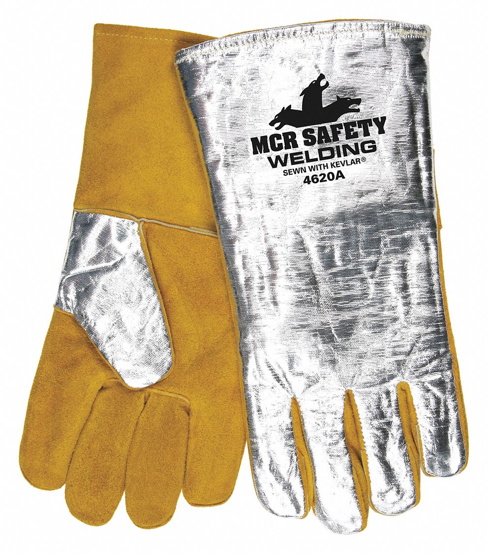 Wing Thumb, Gauntlet Cuff, Welding Gloves,Stick,XL/10 26J0454620A