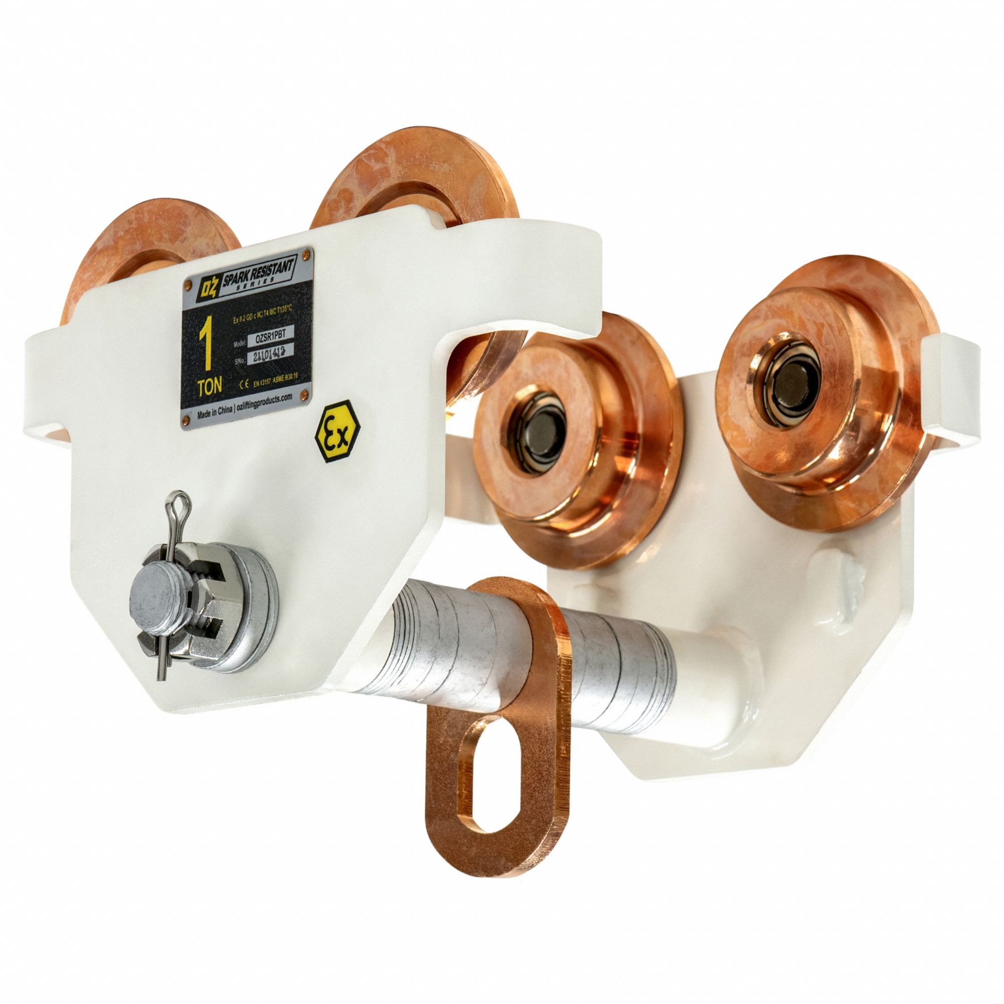 OZ LIFTING PRODUCTS, Push, 2,000 lb Max Hoist Load Capacity, Push Beam