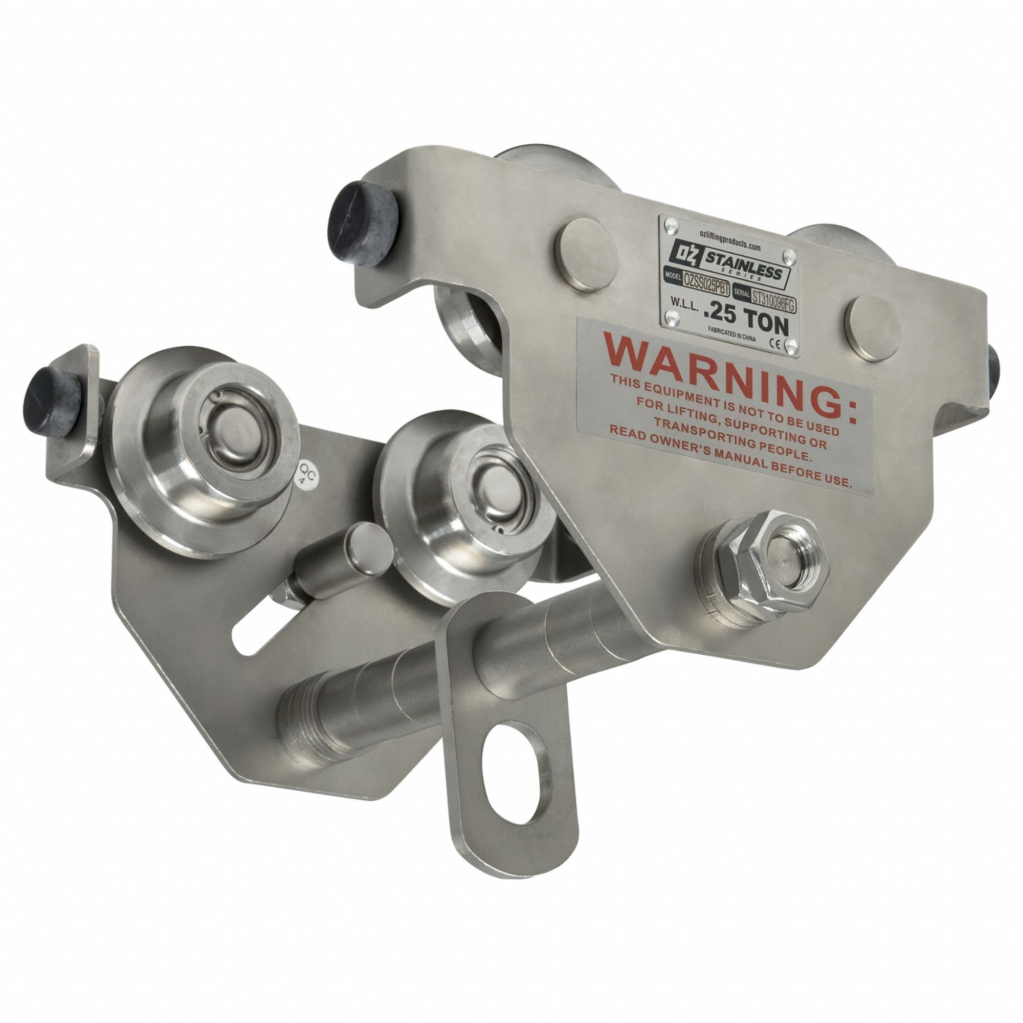 OZ LIFTING PRODUCTS, Push, 500 lb Max Hoist Load Capacity, Push Beam
