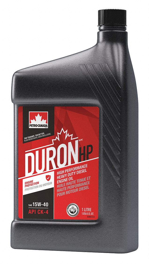 PETROCANADA LUBRICANTS INC ENGINE OIL, DIESEL, 15W40, VISC INDEX 139/VISC 40 ° C 118/VISC 100