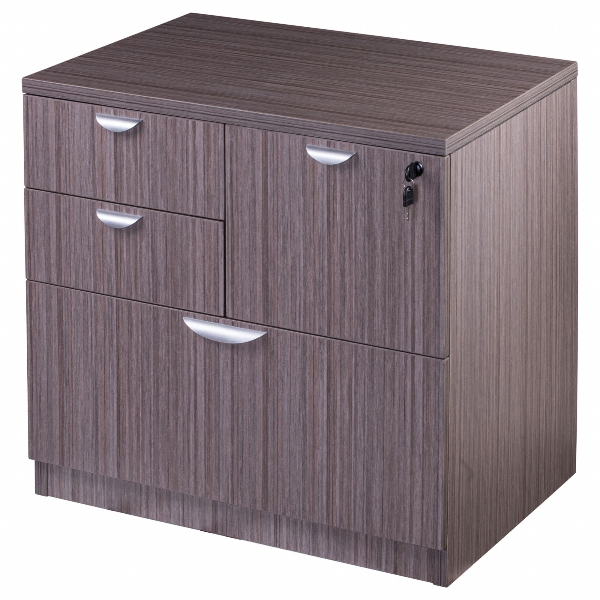 BOSS, Driftwood, 2 Drawers, Combination File with Box Drawers