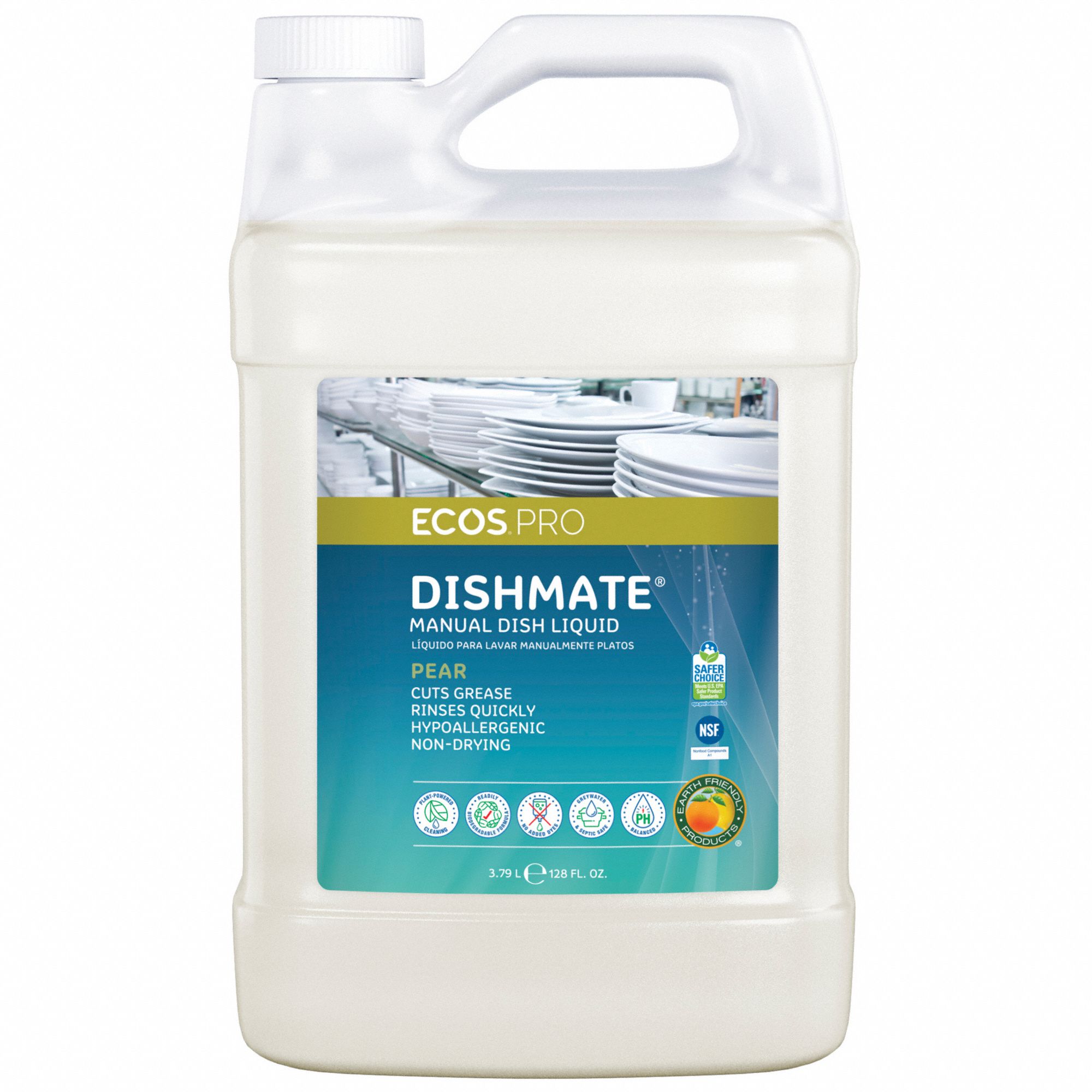 ECOS PRO, Hand Wash, Liquid, Dish Soap 800WK9PL9720/04 Grainger