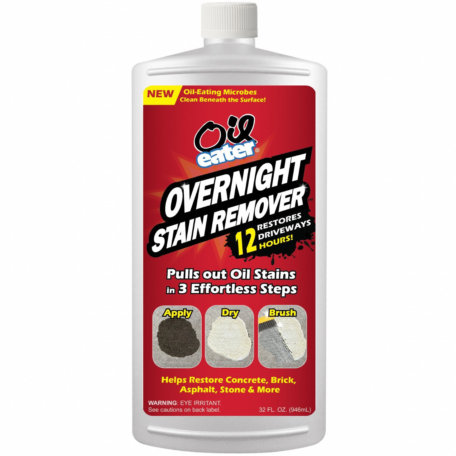 OIL EATER, Solvent Based, Bottle, Oil Stain Remover 811P13AOD3232301
