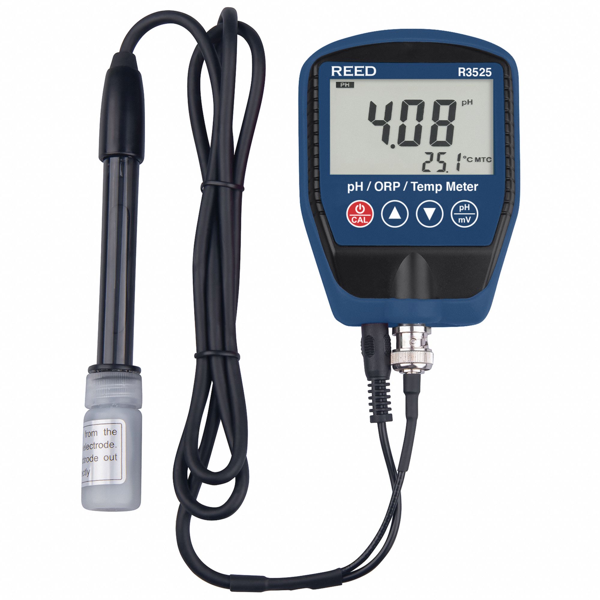 0.00 to 14.00 pH, 1999 to 2000 Mv, pH Meter 798FR0R3525 Grainger