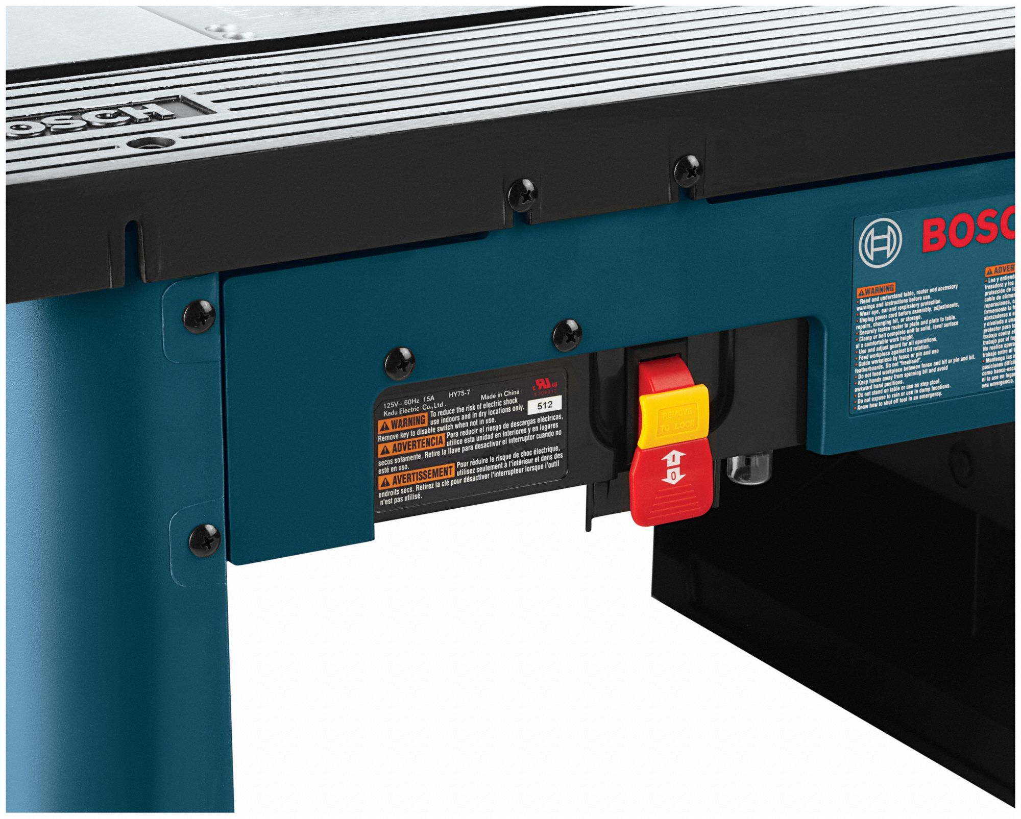 BOSCH Benchtop Router Table 18 in Table Working Lg, 27 in Table