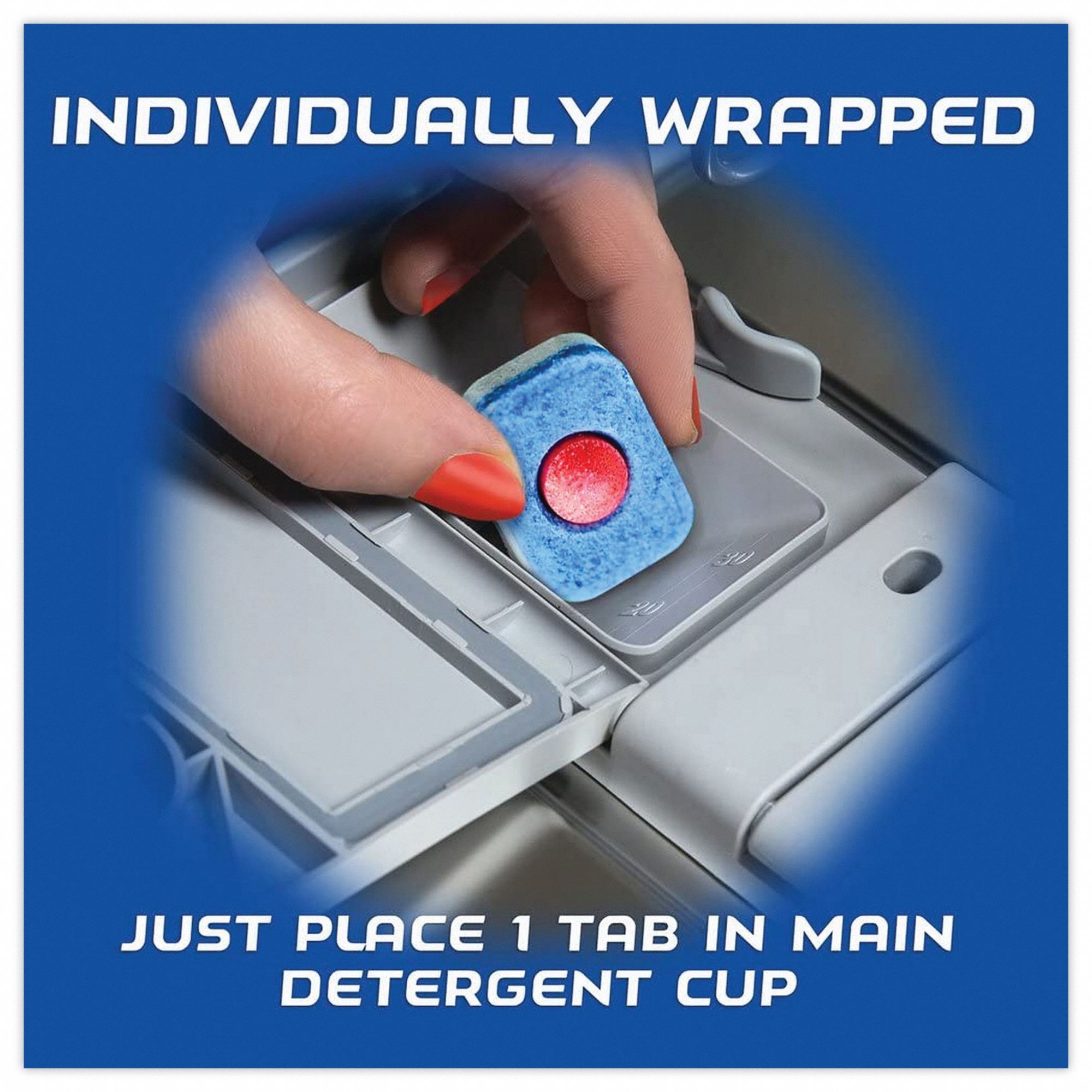 FINISH Dishwasher Detergent Pacs, Box, 94 ct, Fresh, 4 PK 794KD9