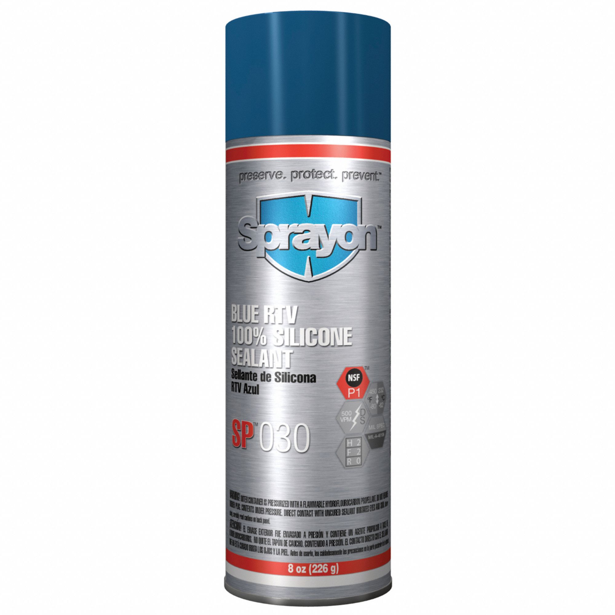 SPRAYON, SP030, Blue, Silicone Sealant 6KDV4S00030000 Grainger