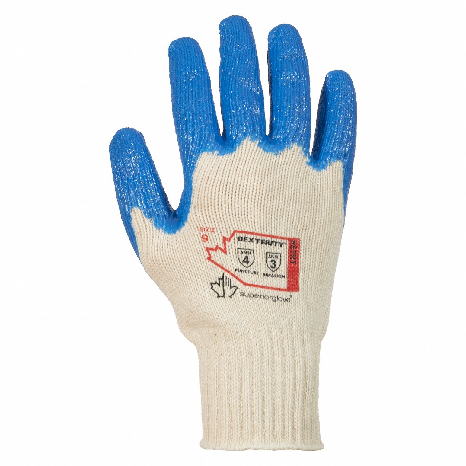SUPERIOR GLOVE, XL ( 10 ), Rough, Knit Gloves 55ND30S7NT10 Grainger