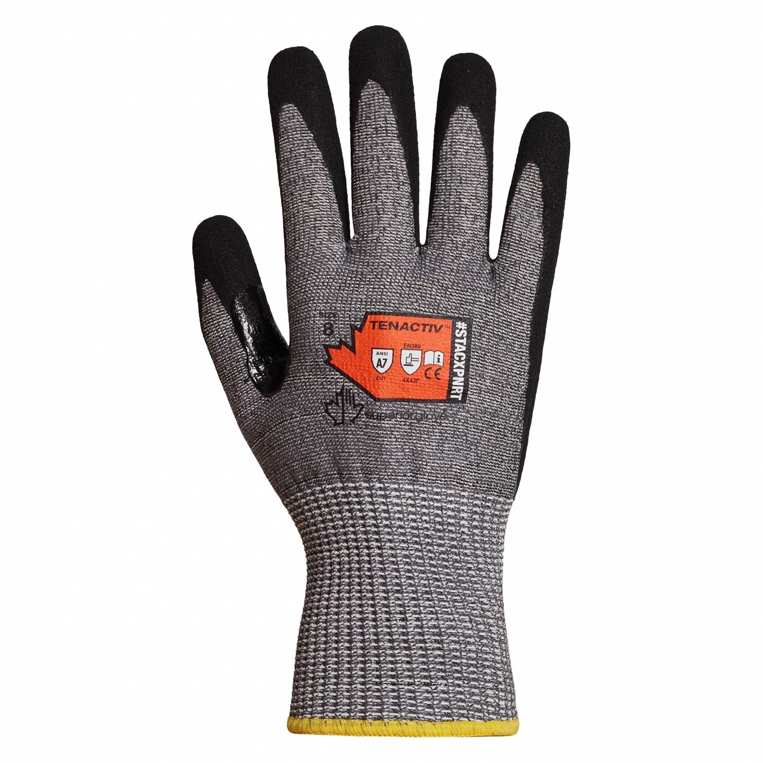 SUPERIOR GLOVE, L ( 9 ), ANSI Cut Level A7, Knit Gloves 55NC38