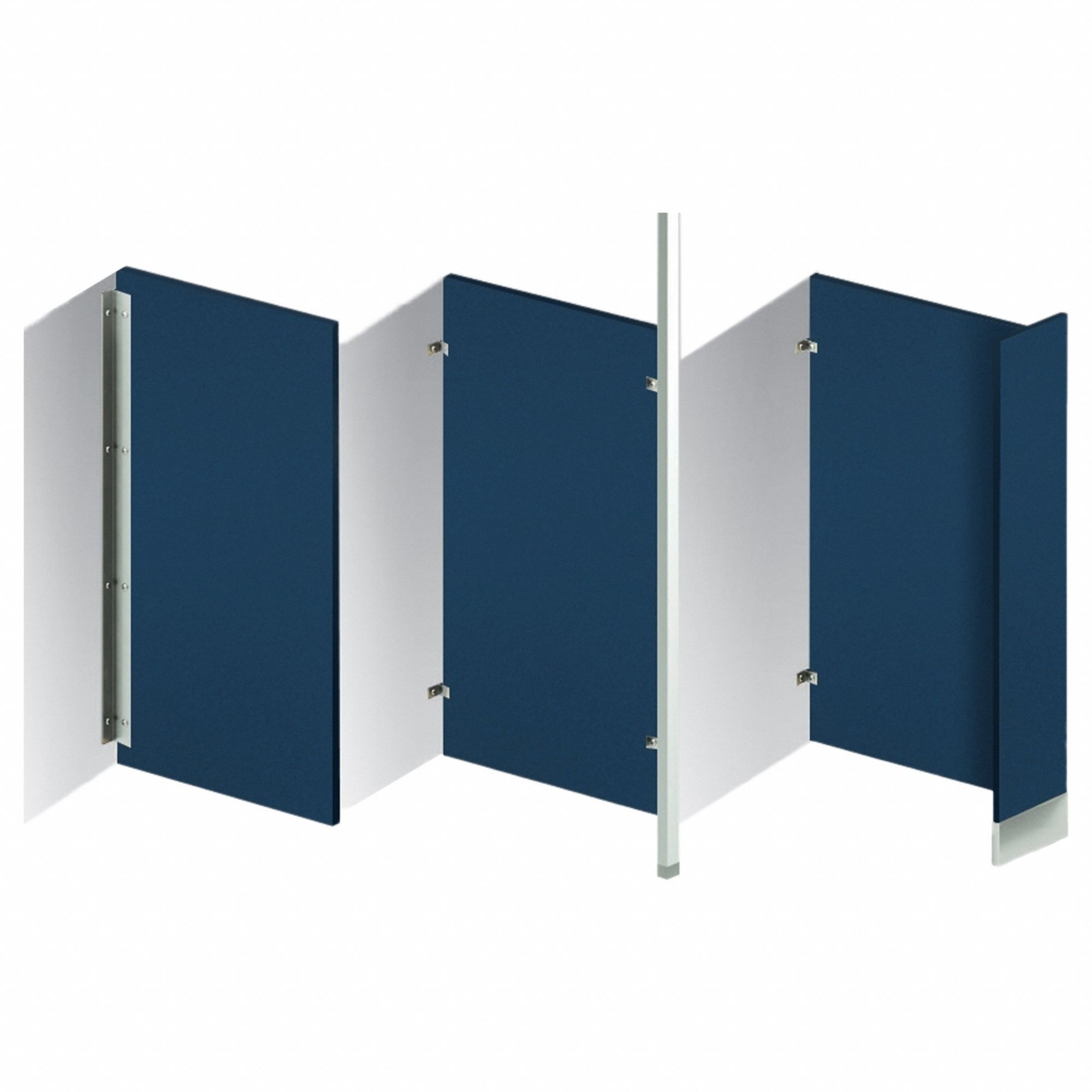 ASI GLOBAL, 48 in x 24 in x 1 in, Plastic Polymer, Urinal Screen