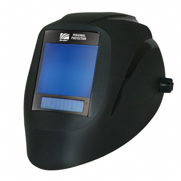 ARC ONE WELDING HELMET, SOLAR, BLACK, 12 SQ. IN. VIEWING AREA, ANSI Z87.1, Z94.3 Welding
