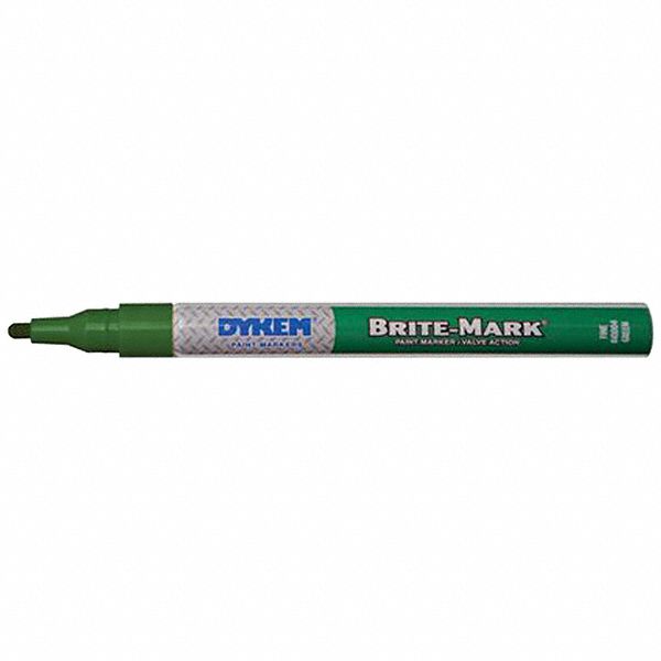 DYKEM, Fiber Nib, Fine Tip Size, Paint Marker 2GKV341004 Grainger